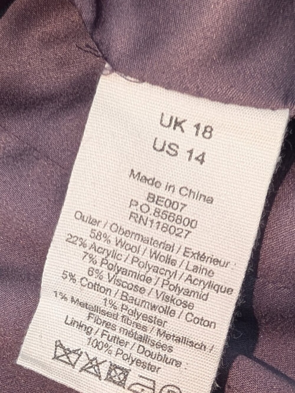 Boden Limited Edition Gray Wool Tweed Embellished Crystal Lady Jacket Size 14 - Picture 8 of 11